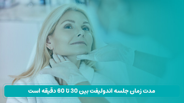 مدت زمان اندولیفت بین 30 تا 60 دقیقه است.